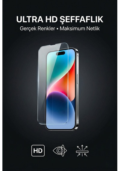 Ultra Clear iPhone 17 Pro - Pro Max Uyumlu Ekran Koruyucu Otomatik Kurulum Kiti 45kg Dayanıklı Hd Şeffaf Temperli Cam - iPhone 17 Pro Max