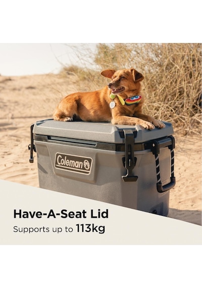 Coleman Convoy 55 Qt Taşınabilir Soğutucu Buzluk 52 Lt gri