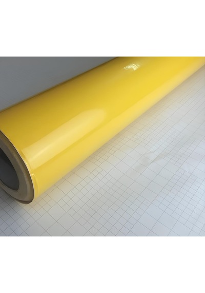 Sarı Renk Dayanıklı Araç Motor Mobilya Folyosu 126cm X 100 Cm