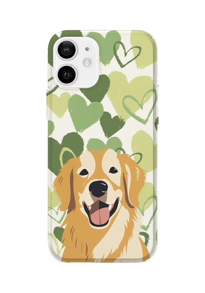 İphone 12 Uyumlu Baskılı Şeffaf Telefon Kılıfı Koleksiyon: Dog Lover 4