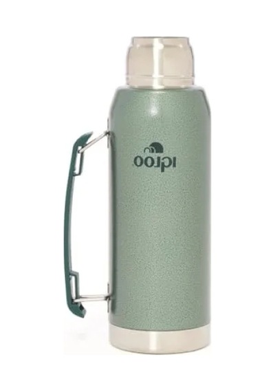 1 Litre Kapasiteli Klasik Termos - Yüksek Isı Yalıtımı Açık Beyaz