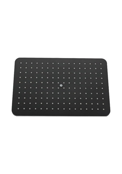Tepe Duş Başlığı 29,5x19 Cm Ktd122 Mat Siyah Standart