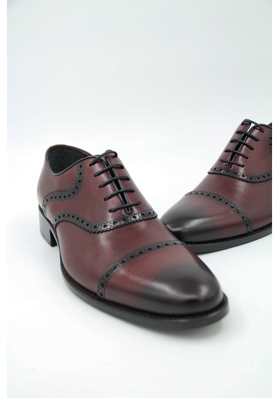 Oggi 013700-4 Erkek Klasik Ayakkabı - Bordo-bordo