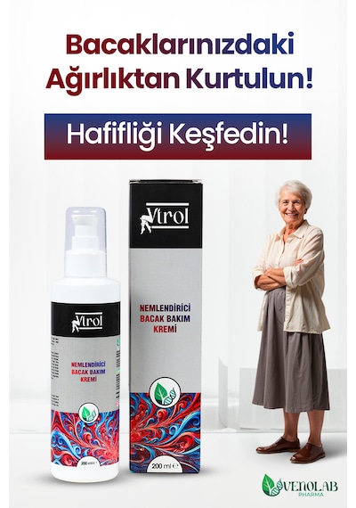 Vtrol Nemlendirici Bacak Bakım Kremi 200 ML