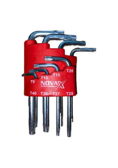 Novax Torx Alyan Anahtar Kısa 8li Set