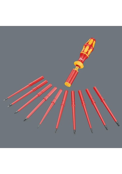 Wera Kraftform Kompakt Vde İzoleli Torklu 1.2-3.0 Tornavida Set 05059291001