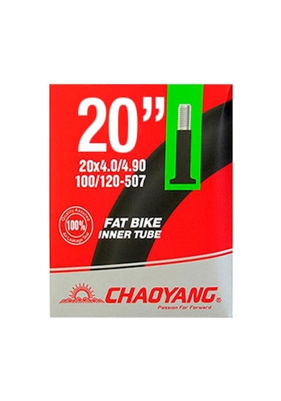 Chaoyang Fat Bike İç Lastik 20x 4.00-4.90 Av48mm Bisiklet Fat Bike İç Lastiği 20''e-bike İç Lastik