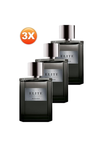 Avon Elite Gentleman in Black Erkek Parfüm EDT 3 x 75 ML