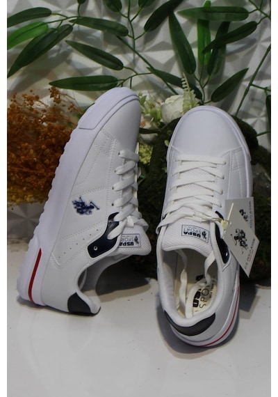 U.s. Polo Assn. Mango Beyaz Rahat Ürün Hafif Sneaker Erkek Ayakkabı 001