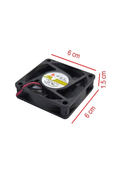 5v 6cm 2 Pinli Fan 6cm X 6cm X 1.5cm Dc 5v 2 Pinli Fan 6cm Fan
