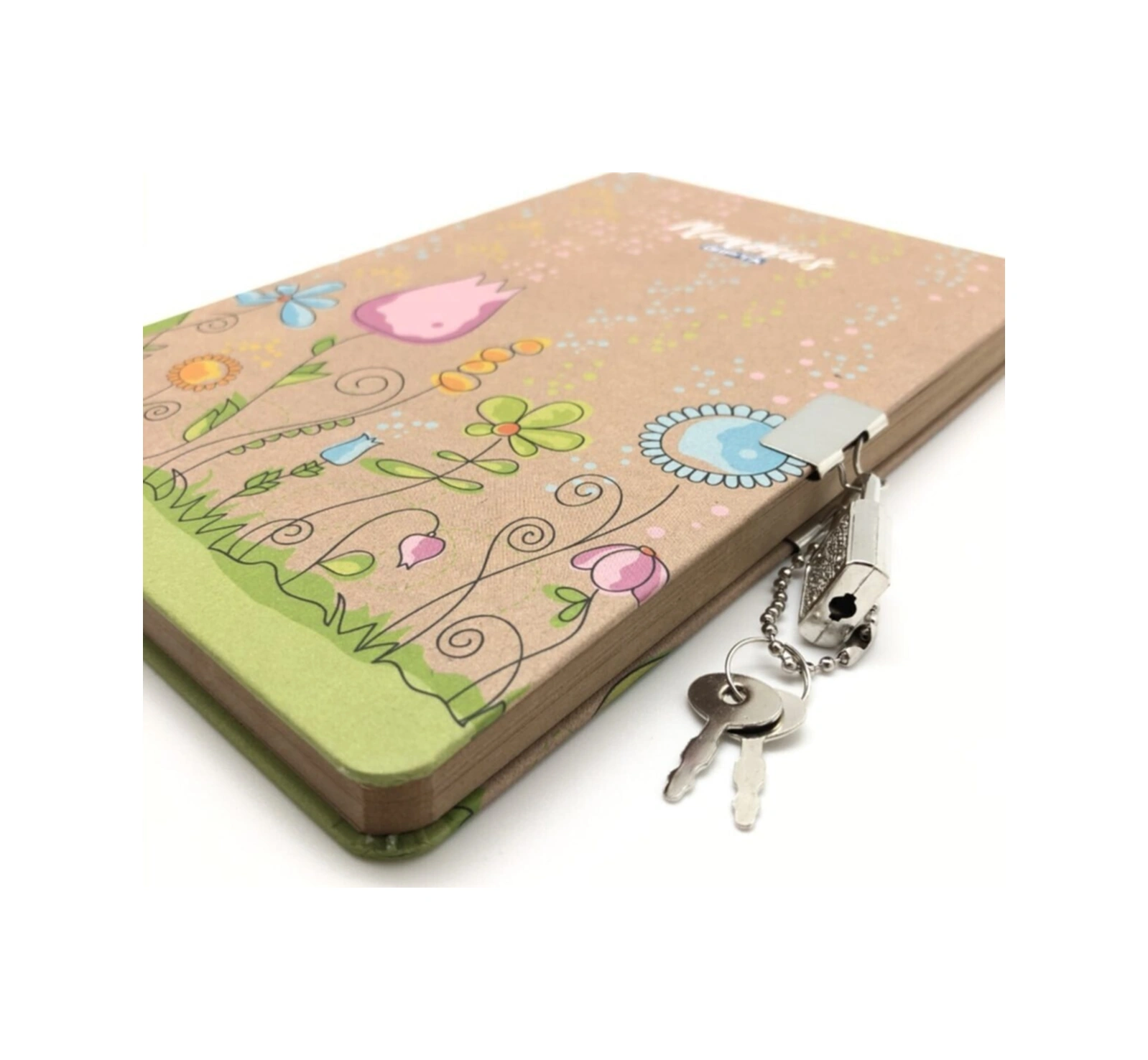 Memories 17x24 Hatıra Defteri 96 Yaprak Çizgisiz Defter 3428 Laleler Kraft