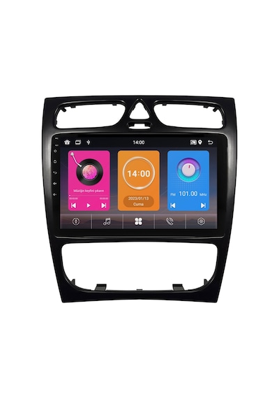 Mercedes C Serisi W203 Android Multimedya Sistemi 2002-2004 Crv-4839xaa 9"