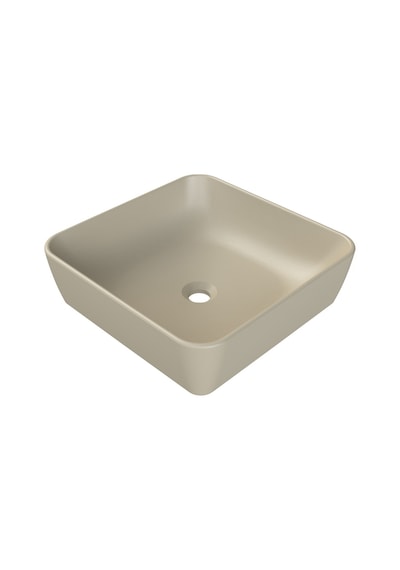 Mat Kapuçino Renk, 46x46 Cm Seramik Lavabo 508 Yeşil