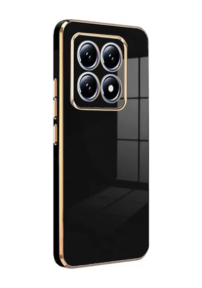 Xiaomi Mi 14t Pro Volet Silikon - Siyah Düz Renkli