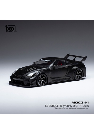 1:43 Ölçek Ixo 2019 Nissan 35 Gt-rr Lb-silhouette Works Gt Basis Diecast Metal Minyatür Model Araba 10cm
