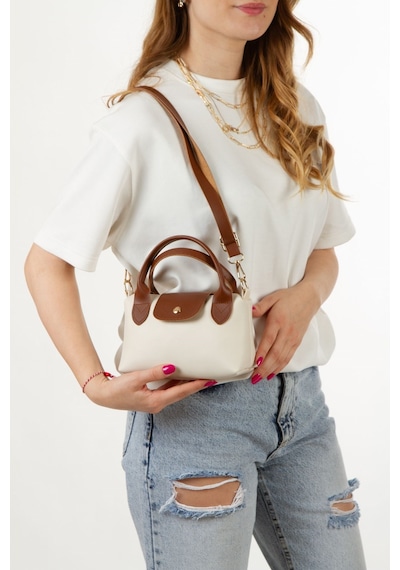 Adelina Bags Kadın Mini El Ve Omuz Çantası Vizon