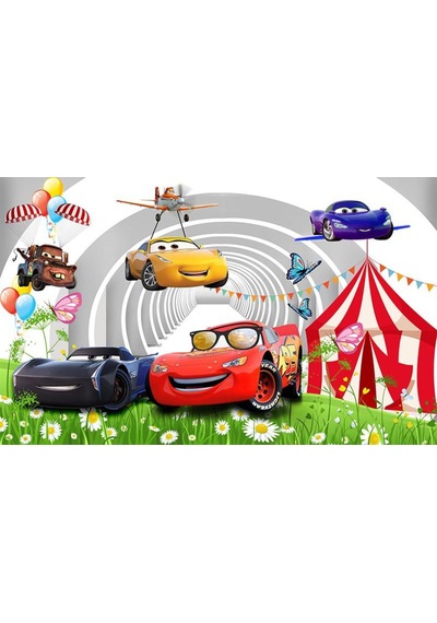 Şimşek Mcqueen Çocuk Odası Duvar Kağıdı (397455463)