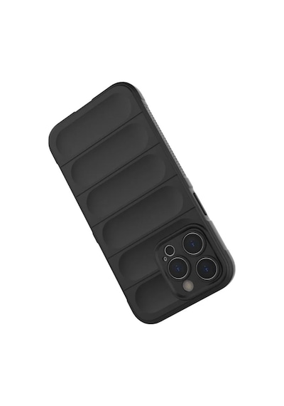 Apple Uyumlu iPhone 14 Pro Max Silikon Kılıf - Kamera Korumalı Esnek Airbag Kapak - Siyah