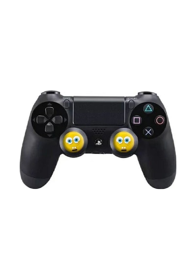 Sünger Bob Ps5/ps4/ps3/xbox One/one X/one S/series X/series S 3d Analog Silikon Koruyucu -4 Adet Sünger Bob-4