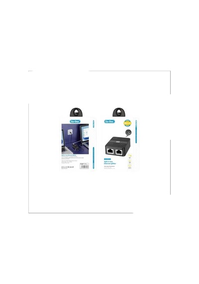 Go-des Gd-wps012 2in1 Ethernet Çoğaltıcı 1000mbps Siyah