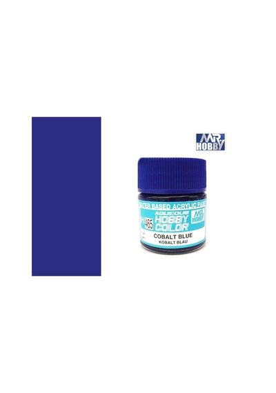 10 Ml. Cobalt Blue Aqueous Serisi Maket Boyası, Mr.hobby H465 Standart