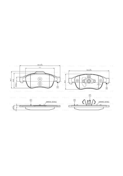Renault Fluence Ön/Arka Balata Manuel El Freni 2010-2016 Bosch