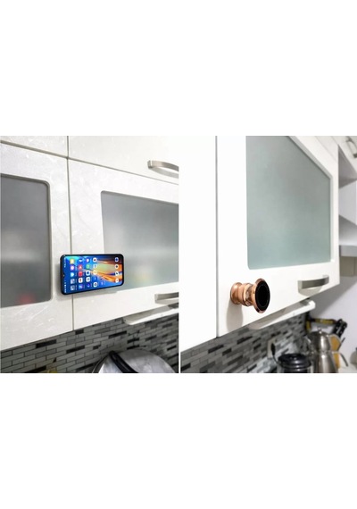 Metal Telefon Tutucu Torpidoya Yapışan Mıknatıslı 4915
