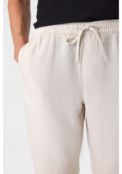 Back And Bond Beli Lastikli Rahat Kalıp Krem Jogger Pantolon Çok Renkli