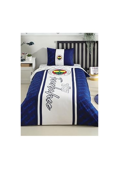 Fenerbahçe 1907 Glow Düz Pamuk Nevresim Takımı, Çok Renkli, Tek Kişilik