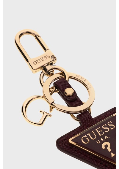 Guess Gilda Logolu Anahtarlık Rw7570p6301 Kadın Anahtarlık Rw7570 P6301 Bur Bordo