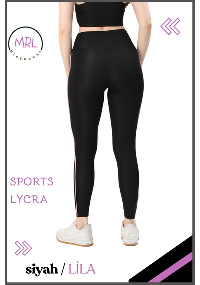 Missmaral Kadın Yüksek Bel Toparlayıcı Spor Tayt Siyah / Lila Şerit Detaylı Lycralı Dalgıç 1041 Siyah Lila - 690831555 Siyah Lila Missmaral Kadın Yüksek Bel Toparlayıcı Spor Tayt Siyah / Lila Şerit Detaylı Lycralı Dalgıç 1041 Siyah Lila - 690831555 Siyah Lila