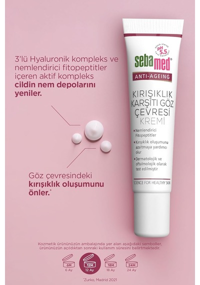 Sebamed Wrinkle Filler Anti-age Kırışıklık Ve Yaşlanma Karşıtı Göz Çevresi Kremi 15ml