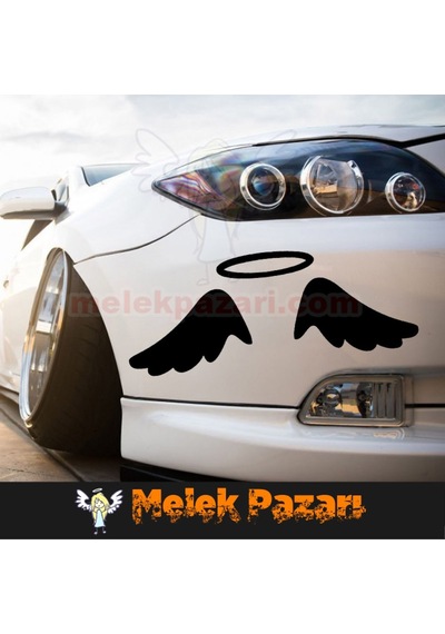 Melek Kanatları Oto Sticker.