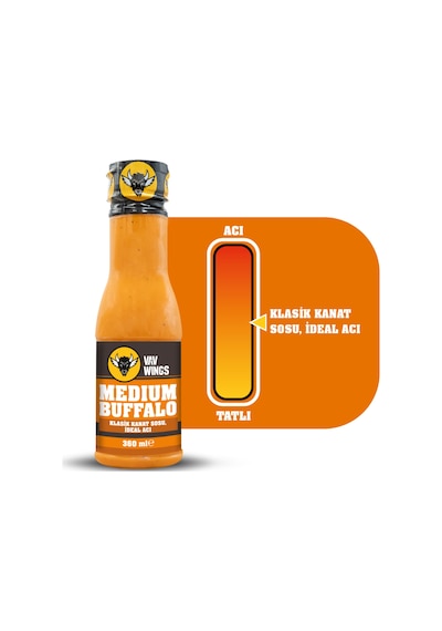 Vav Wings Medium Buffalo Sos 360 ML