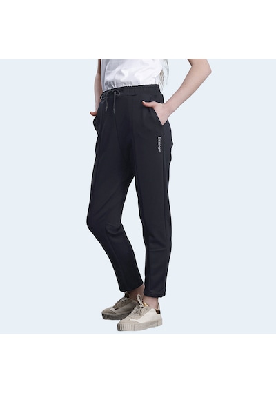 Slazenger KORBIN Kadın Cepli Dar Paça Siyah Eşofman Altı