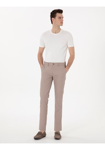 Pierre Cardin Erkek Koyu Bej Pantolon Kanvas-chino 50308092-vr088 KOYU BEJ