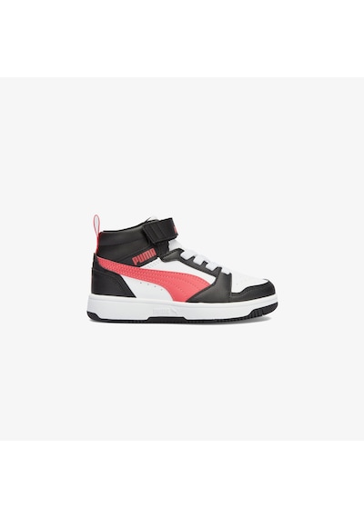 Puma Rebound V6 Mid Ac+ Ps Çocuk Beyaz Spor Ayakkabı Düz 393832 Beyaz