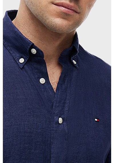 Tommy Hilfiger Keten Regular Fit Uzun Kollu Gömlek Erkek Gömlek Mw0mw41530 Dcc Lacivert Tommy Hilfiger Keten Regular Fit Uzun Kollu Gömlek Erkek Gömlek Mw0mw41530 Dcc Lacivert