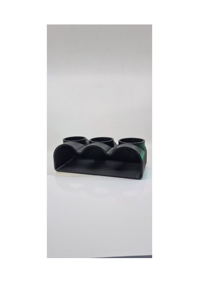 Akvaryum Dekor Balik Mağarası Sığınağı 3 Lu 210x90x70 Mm Delik Çapı 60 Mm