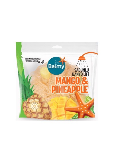 4 Adet Balmy Mango & Ananas Sabunlu Banyo Lifi