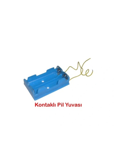 Pil Yuvası - Okul Deney Pil Yatağı Abanoz