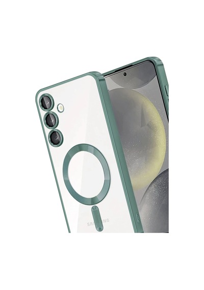 Gld-spt- Newface Samsung Uyumlu Galaxy A17 5g Kross Magneticsafe Kapak - Koyu Yeşil