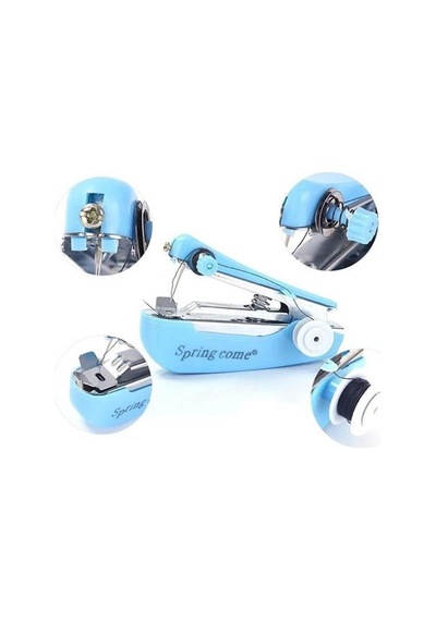 Buradabuldun Spring Come Mini Kolay Seyehat Ve Ev Tipi El Dikiş Dikme Makinası Çok Renkli