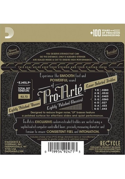 D'addario Ej45lp Pro-arte Serisi Klasik Gitar Tel Seti