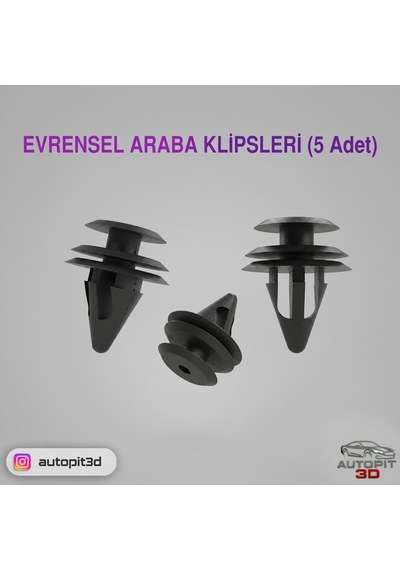 Evrensel Araba Klipsleri 5 Adet Araba Klipsleri