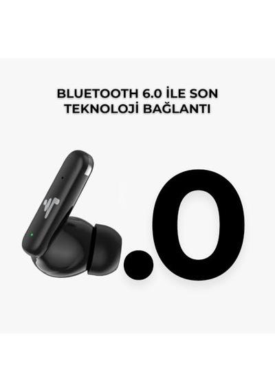 S160 Anc Kablosuz Bluetooth Kulaklık Siyah