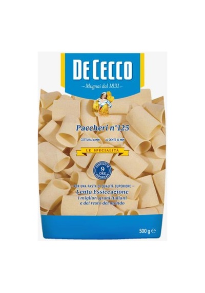 Dececco Paccherı Kalın Boru Makarna 500 Gr 1'li