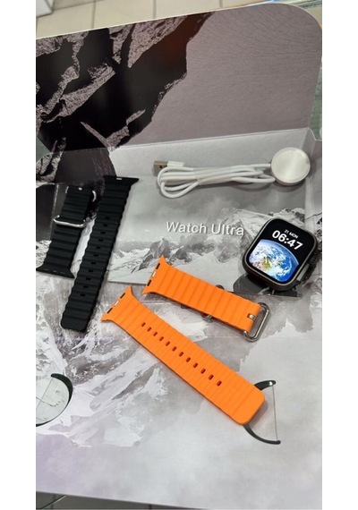 Mega Aksesuar New Gs Ultra 8 Akıllı   Saat Vidalı Kasa 49M