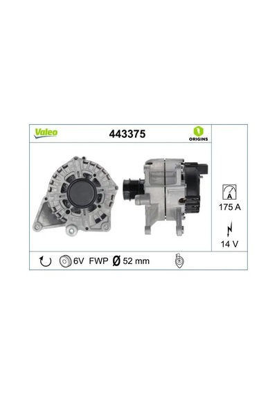 Mercedes E180 W213 Sarj Dinamosu 2017-2019 Valeo 443375