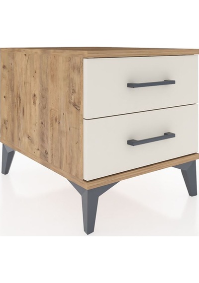 Kronos Komodin 2 Çekmeceli 44x59x48 Çam-aytaşı Çam